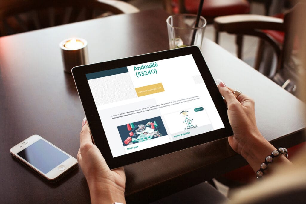 Site internet de La Caravane – Création et développement WordPress avec gestion d'événements et newsletters, par KD-COM.